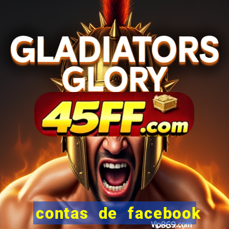 contas de facebook abandonadas com senha e email